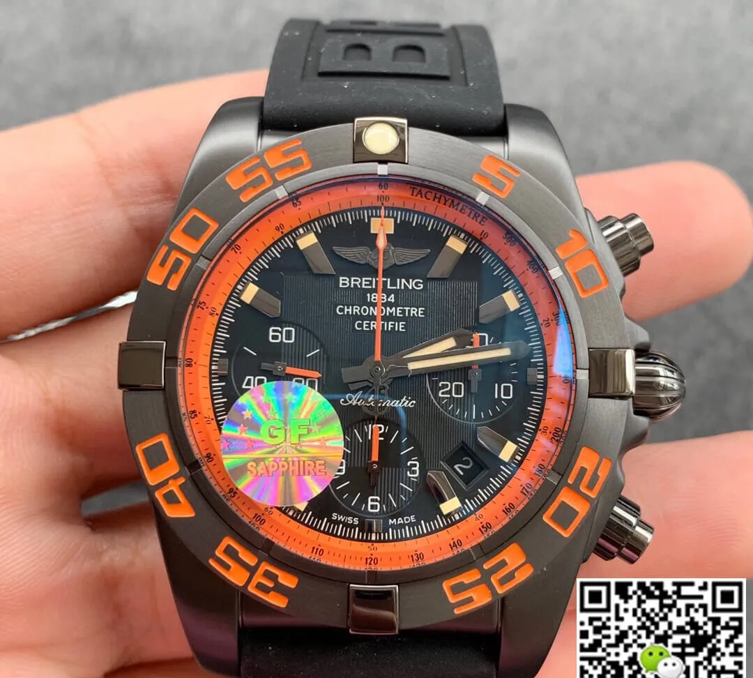 Breitling Chronomat B01 MB0111C2.BD07.153S.M20D.2 GF Factory 1:1 Best Edition Replica Watch Black Bezel